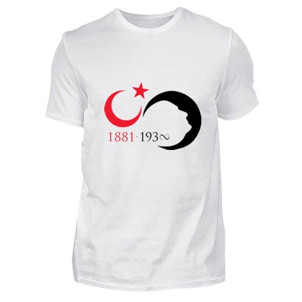Atatürk & Bayrak Tişörtü modeli 4 — İLKETEKS toptan imalat ve siparişe özel üretim