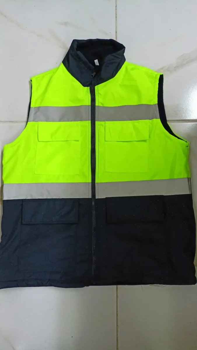 Kışlık kapitone hi-vis — soğuk saha