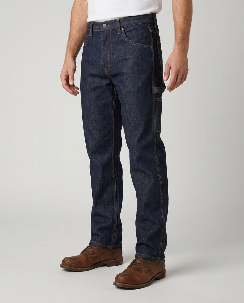Kot iş pantolonu — çift dikişli denim — İLKETEKS toptan üretim