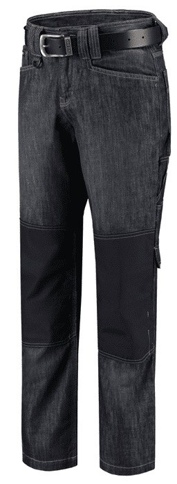Kot diz takviyeli iş pantolonu — güçlendirilmiş denim — İLKETEKS toptan üretim