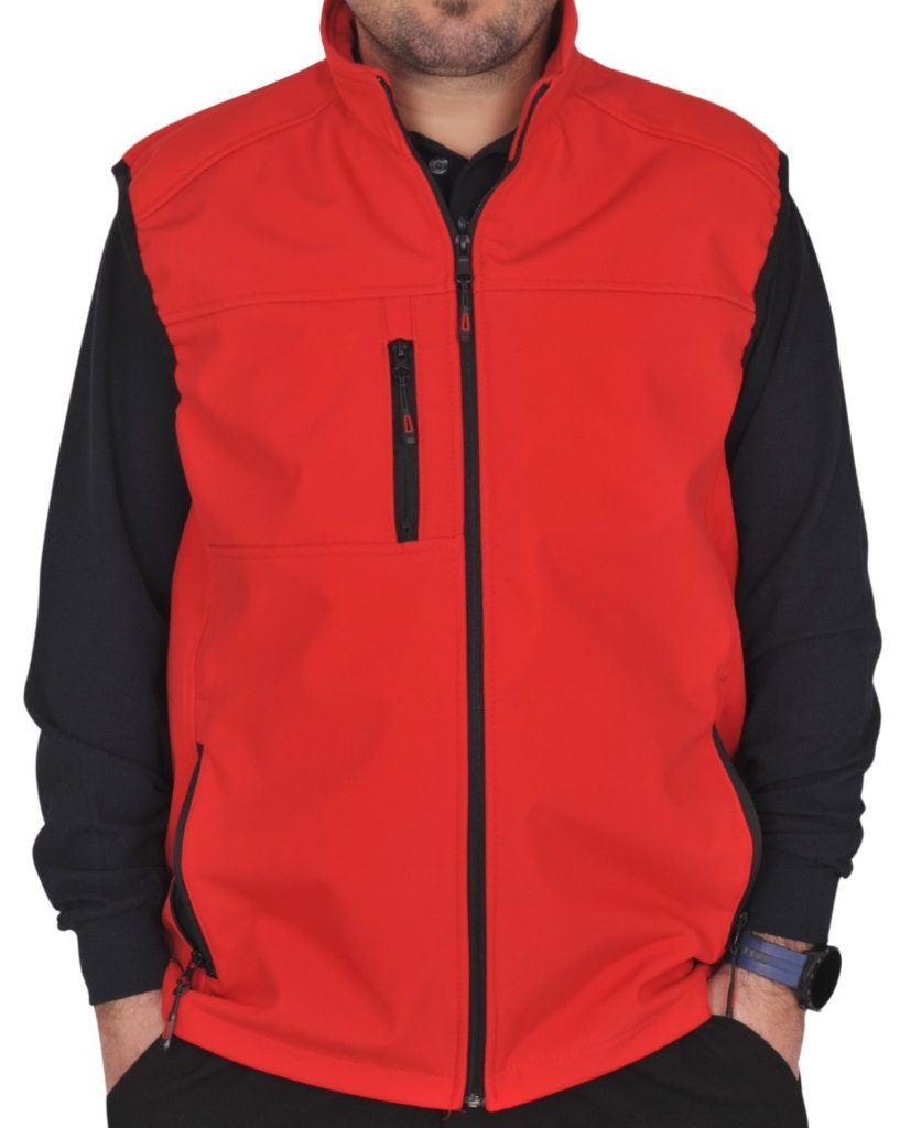 Kırmızı siyah softshell iş yeleği — fermuarlı Kırmızı siyah softshell iş yeleği — fermuarlı — İLKETEKS toptan imalat