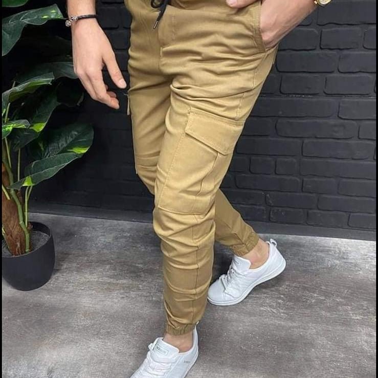 Haki kargo jogger pantolon — İLKETEKS toptan imalat ve siparişe özel üretim
