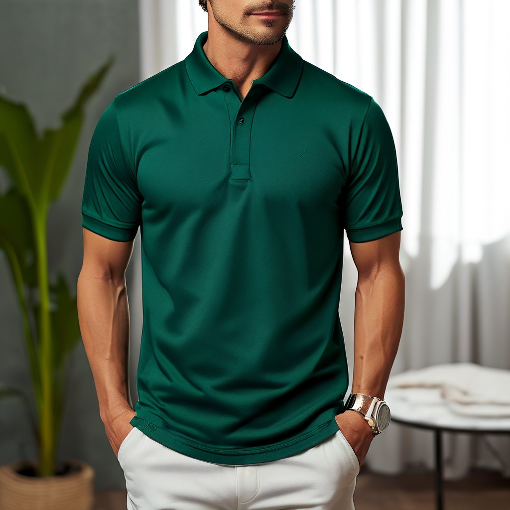 Polo Yaka Tişört modeli 5 — İLKETEKS toptan imalat ve siparişe özel üretim