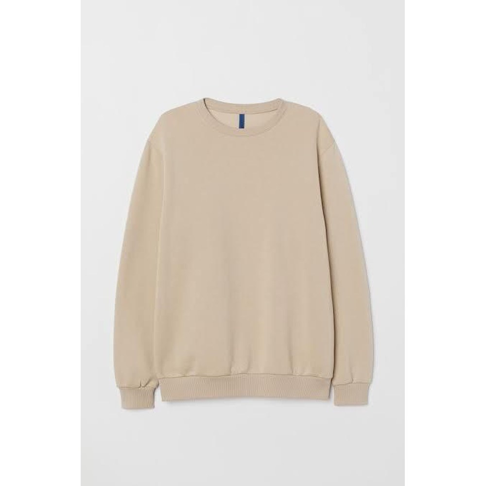 Yuvarlak yaka sweatshirt modeli 6 — kapüşonsuz bisiklet yaka kışlık kazak, İLKETEKS toptan imalat